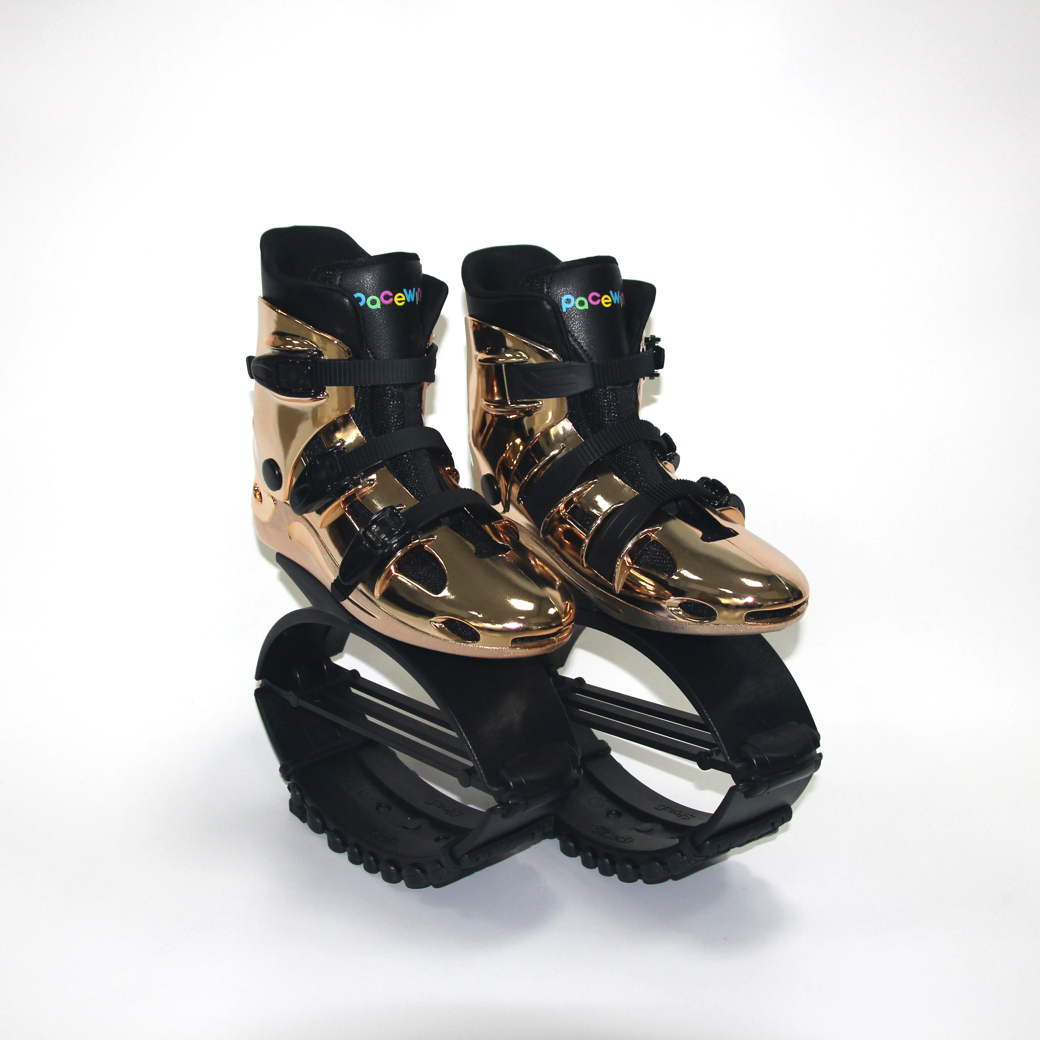 High elastic power boots pacewing Kangaroo Jump Boots Fitness Bouncing Boots with Electroplated Shiny