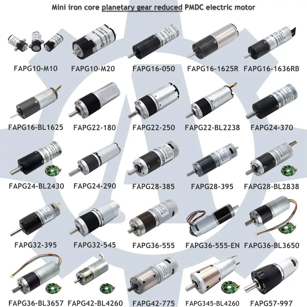 Low Noise Long Lifetime 25mm Gm25-310 Gm25-370 Dc 3-24vdc Carbon Brush Gear Motor