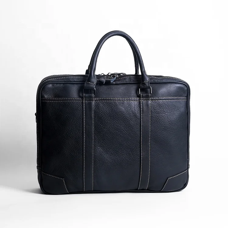 Wholesale Custom High Quality Genuine Leather Shoulder Business Bags