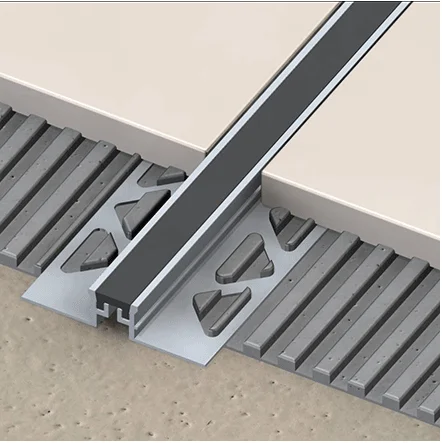 12mm height Grey color PVC Ceramic Decorative Profiles Plastic Tile Expansion Joints