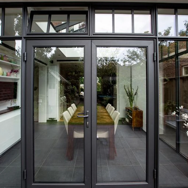 high quality steel Sound Insulationsteel main door window & accessories design double door refrigerator metal exterior doors