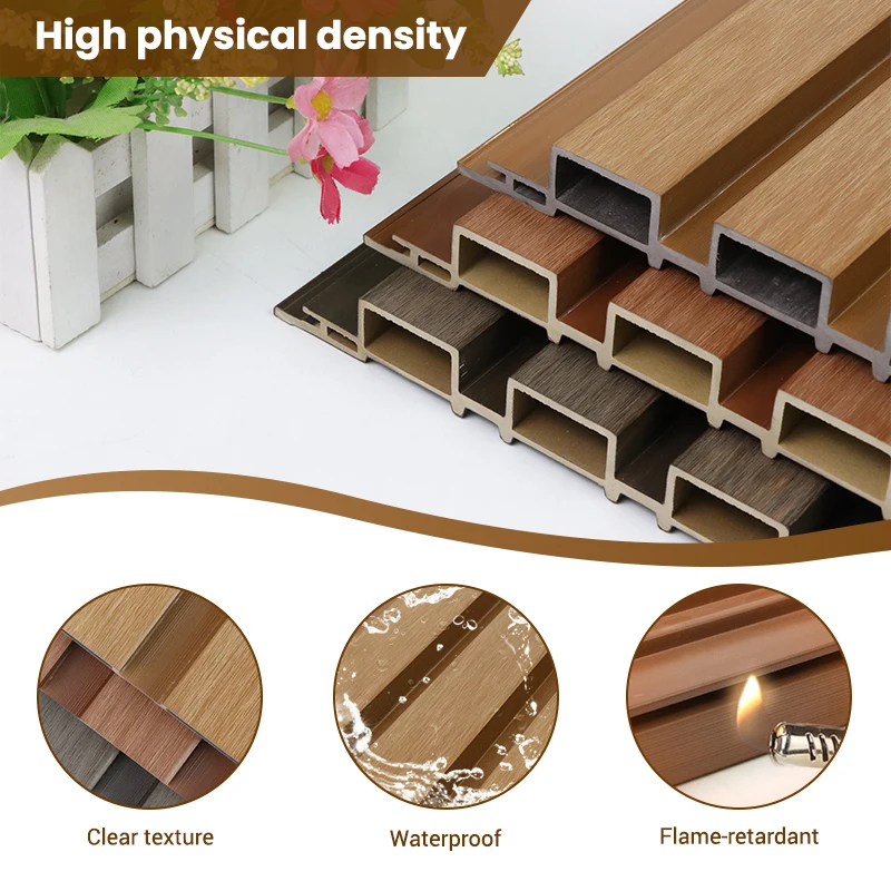 Anti-scratch Co-extrusion Wall Panel WPC Decorative Outdoor Siding Panels Exterior Wall