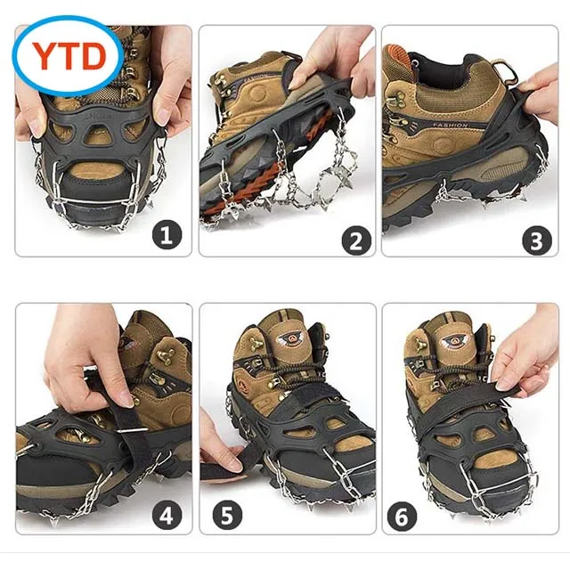 Hiking Traction Aids Grip Cleats Ice and Snow Ice Cleats for Shoes