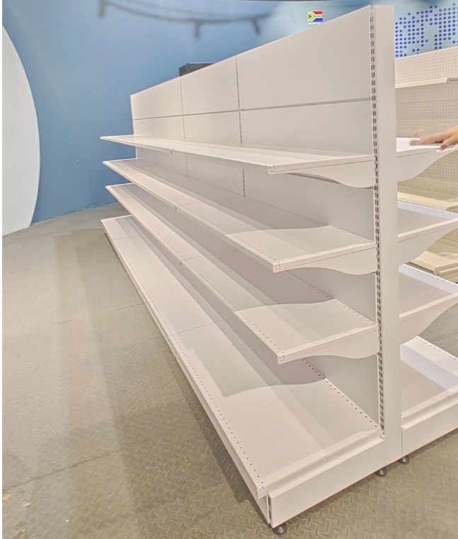 Customized Metal Steel Display Supermarket Wall Gondolas Gondola Shelving Light Medium Duty Gondola Rack and Shelves