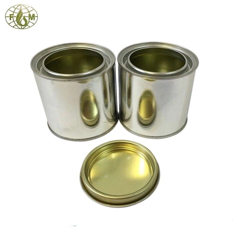 wholesale metal tins 250ml water proof metal container empty paint cans