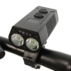 Multifunction Power Bank Function Bicycle Headlight with Digital Display USB Rechargeable LED Bike Light