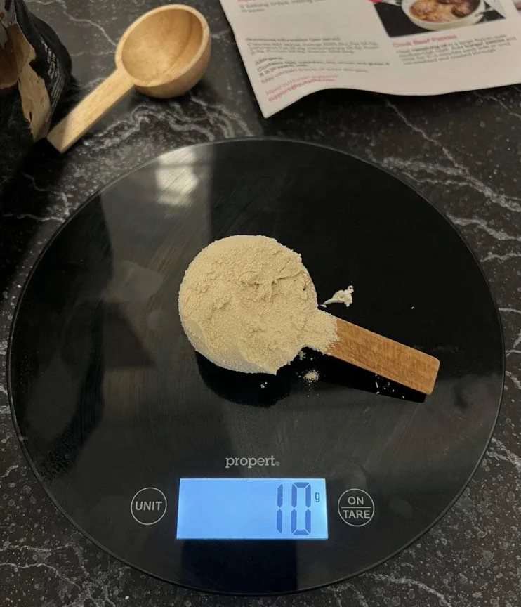 Деревянная мерная ложка с короткой ручкой для зерновых моющее средство протеиновый порошок добавки