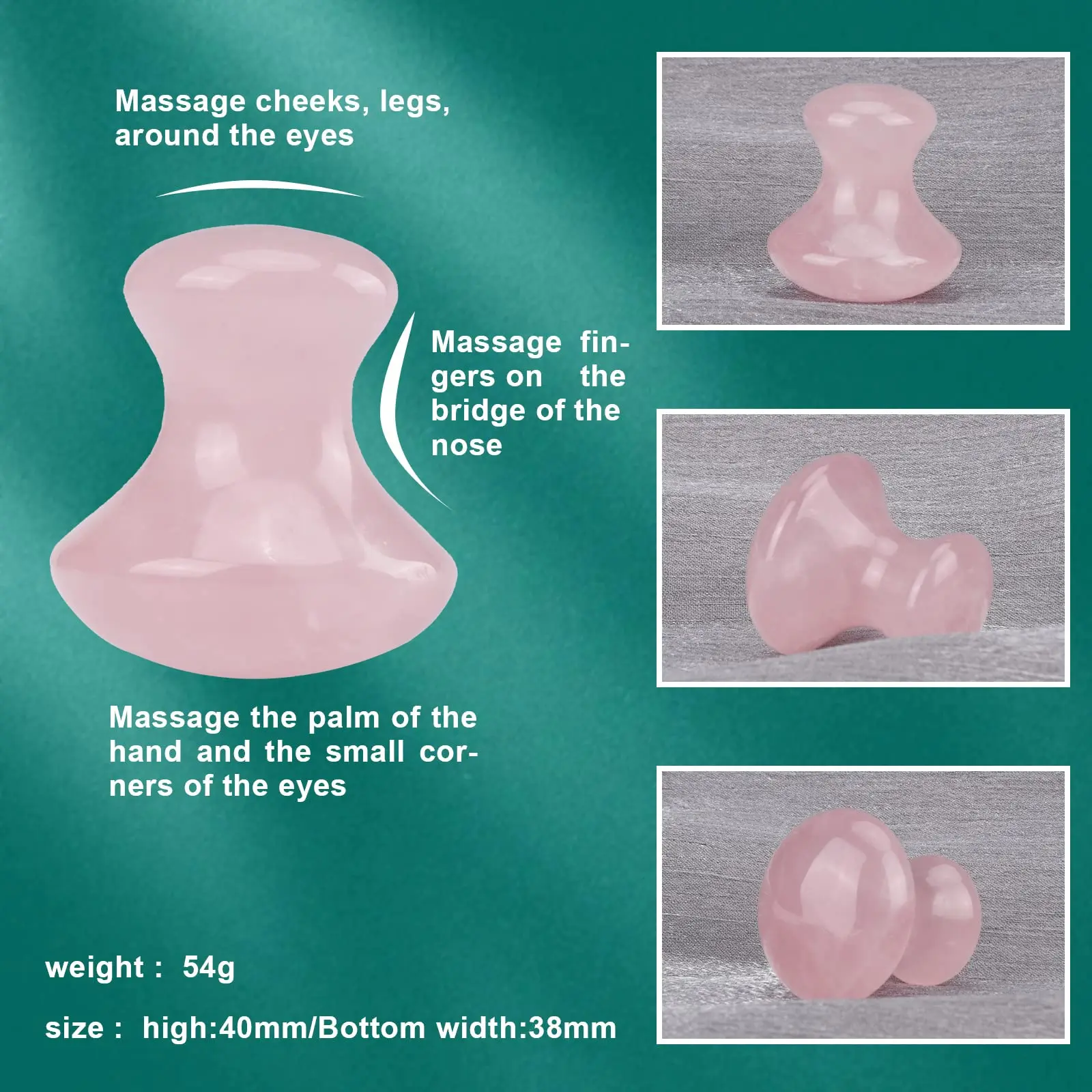 Traditional Acupuncture Therapys Face & Body Natural Jade Stone Gua Sha Tool Jade Gua Sha Massage Tool
