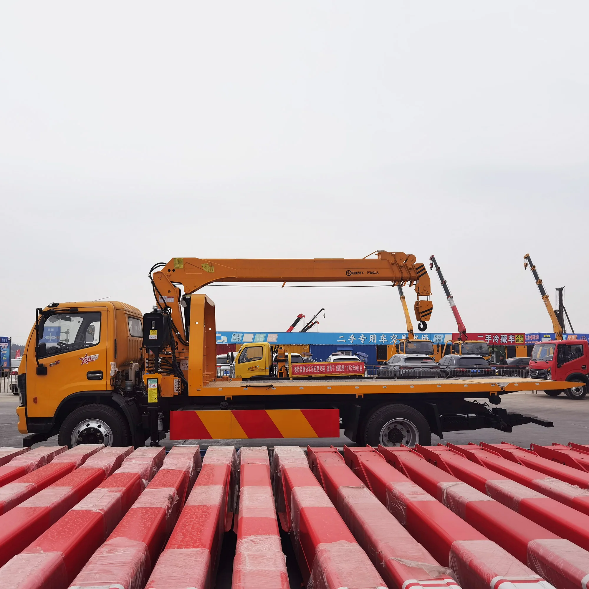 Zory-Lift 2024 New Construction Machinery 5 Ton 6 Ton Truck Loader Crane Mobile Hydraulic Telescopic Boom Crane Truck