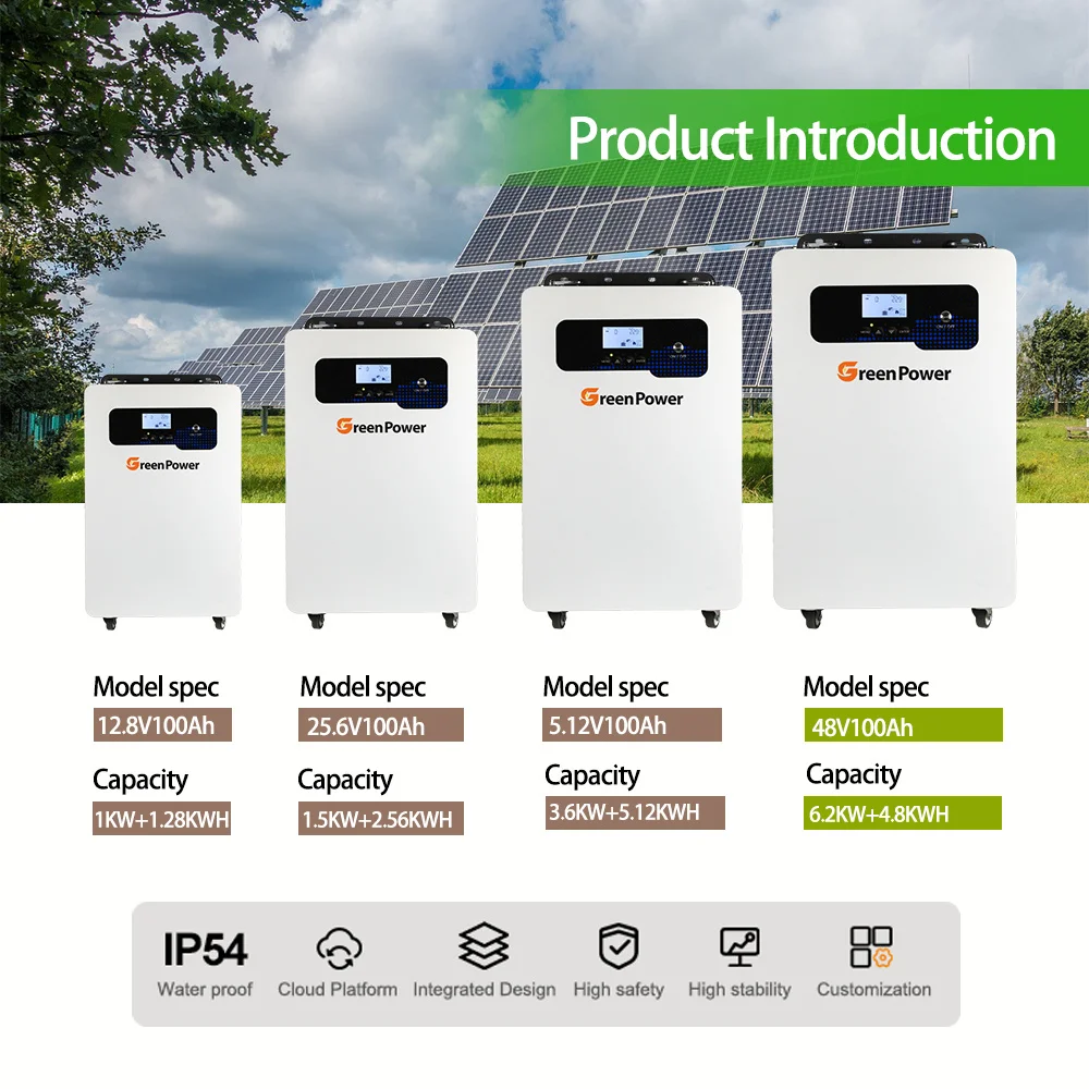 All in one Inverter Battery 25.6V 48V 4.8KWH 5.12KWH LiFePO4 lithium battery for Home Energy Storage Solar System