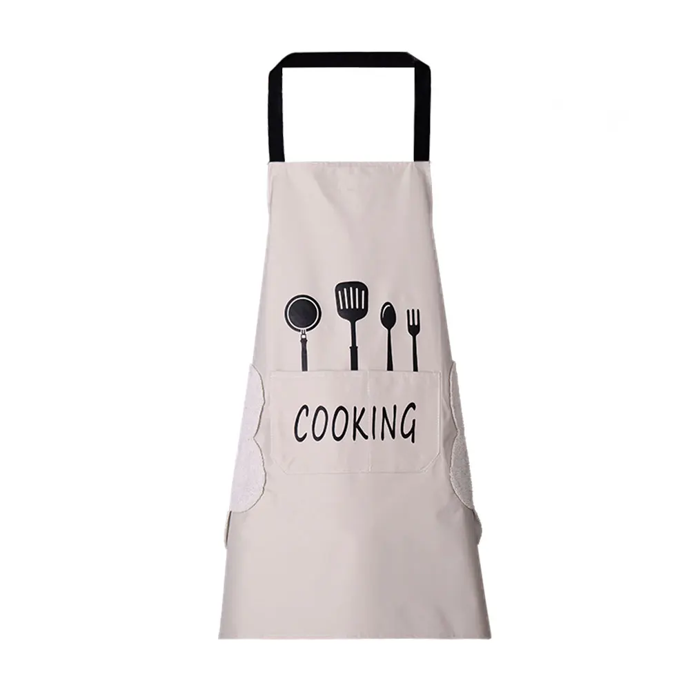 Wholesale Custom Logo Waterproof dishwasher apron Polyester 100% Organic Cotton Canvas Cleaning Cooking Chef Aprons Kitchen