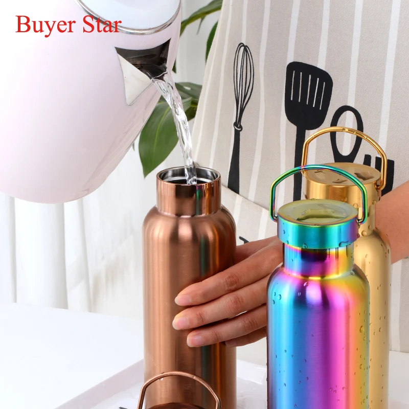New Design Drinkware Vacuum Sports water bottle Stainless Steel Double Wall Travel Bottle Mugs