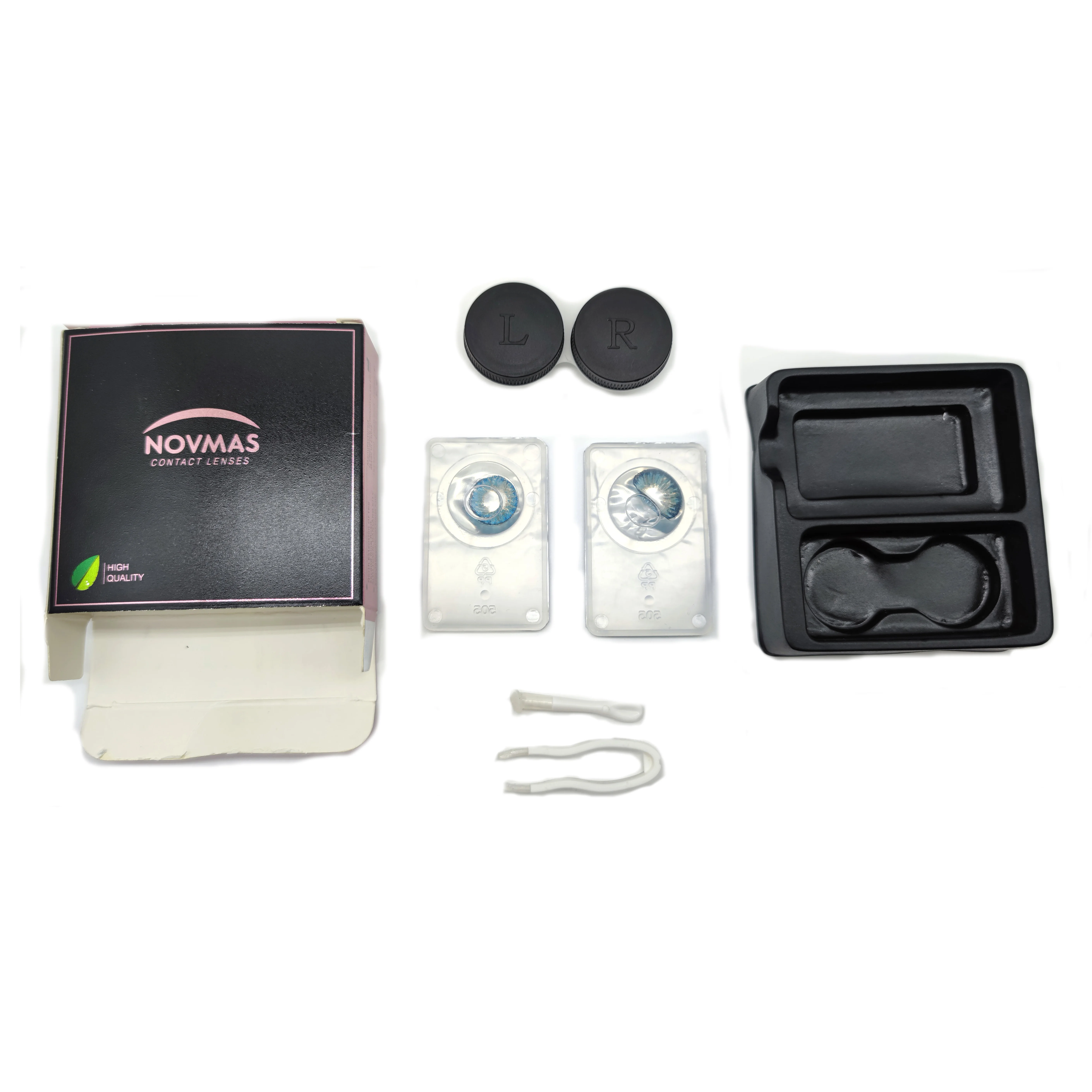 Novmas 2021 High quality Round Shape Contact Lenses Box Classic Color Contact Lenses