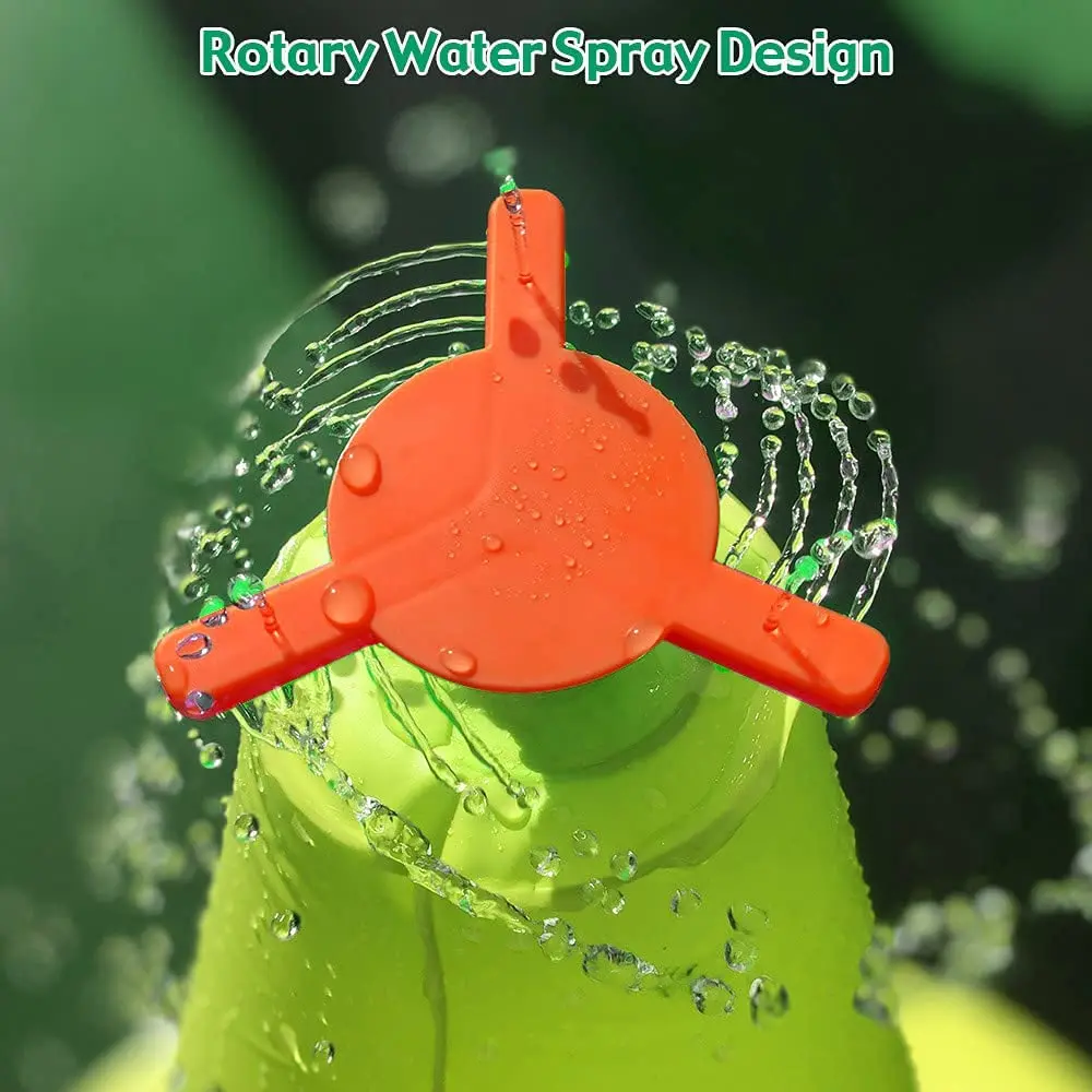 Summer Water Fun Inflatable Cactus Sprinkler Toys  For Kids  Giant Cactus Ring Toss Game Water Splash Toy