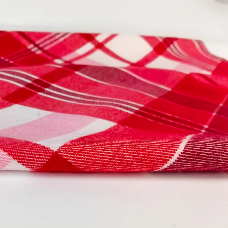 Heavy Cotton Flannel fabric for Garments Flannel fabric
