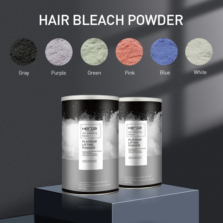Wholesale Salon Use OEM Bulk Strong Bleaching Hair Dye Blue Hair Bleach Powder