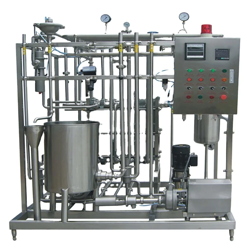 Semi automatic type 1000L/H plate milk pasteurization machine