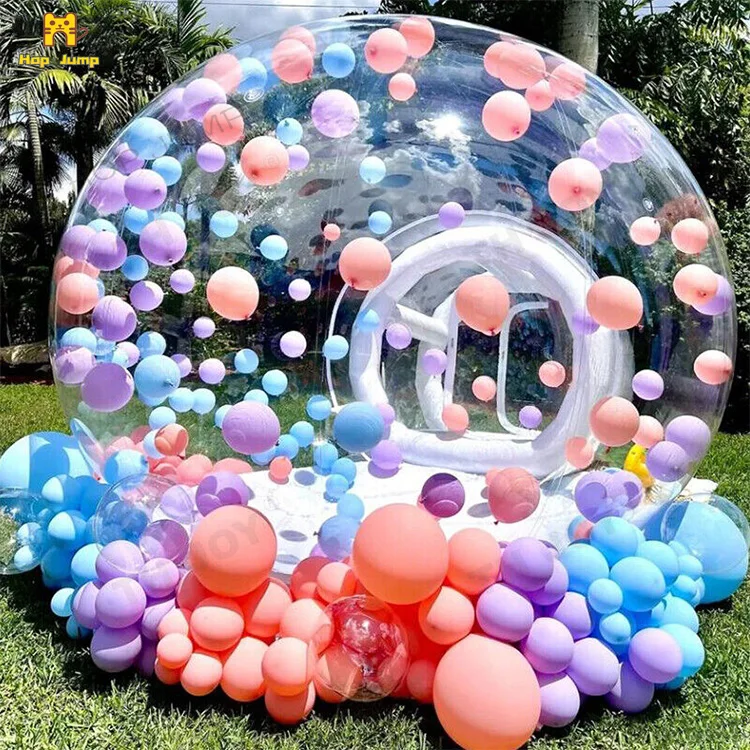 Inflatable Bubble House for Kids, 10Ft Clear Inflatable Bubble Dome Tent with Blower & Pump for Commercial Use, Luxury 100% PVC