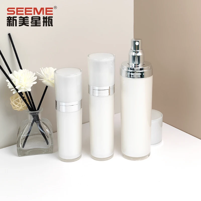 acrylic empty plastic bottle for toothpaste clear color bottle plastic bottles for chemicals