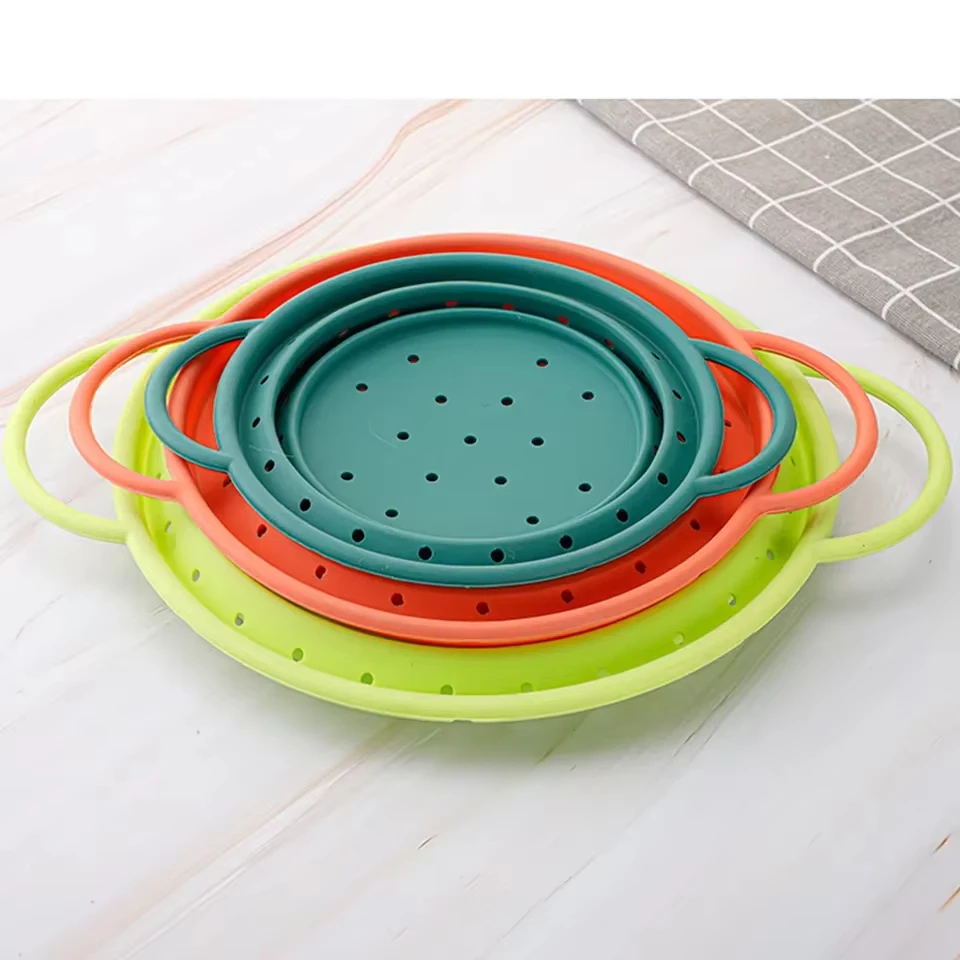 Kitchen Accessories Microwave Oven Basket Steam Tray Of Food Steamer Silicone Vegetable Steamer Cooking