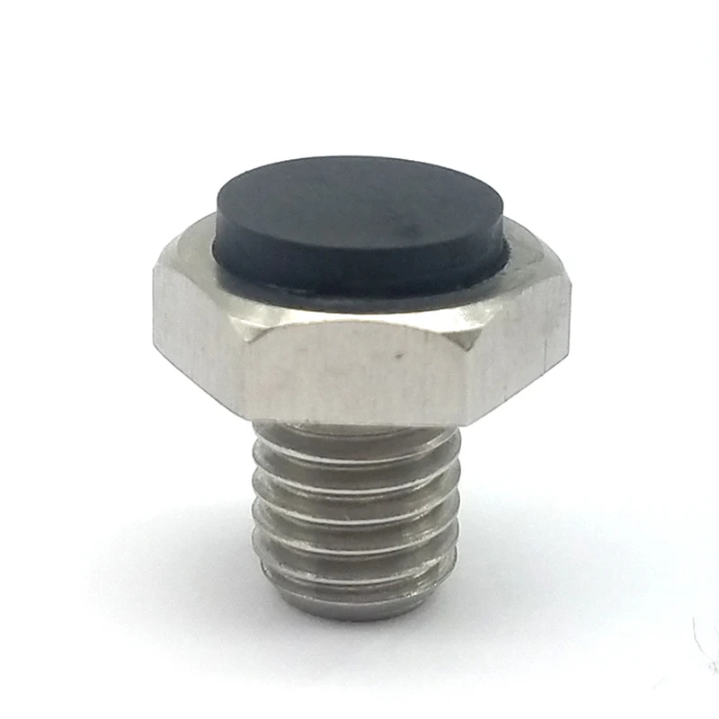 46~50HRC  Swiveling Locating and Support Buttons Threaded Stop Pins with Urethane