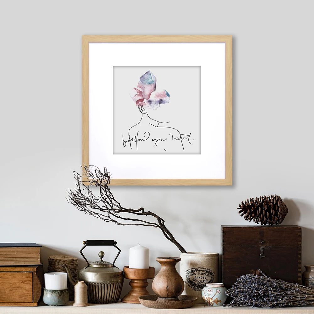 China Factory Wholesale Framed Art Prints Abstract Wall Painting Canvas Painting Wall Art