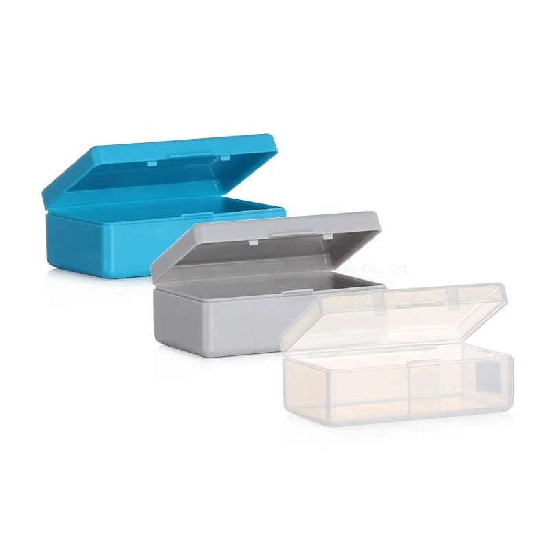 Factory Direct Plastic Packaging Box Small Hinged Plastic Box with Different Styles