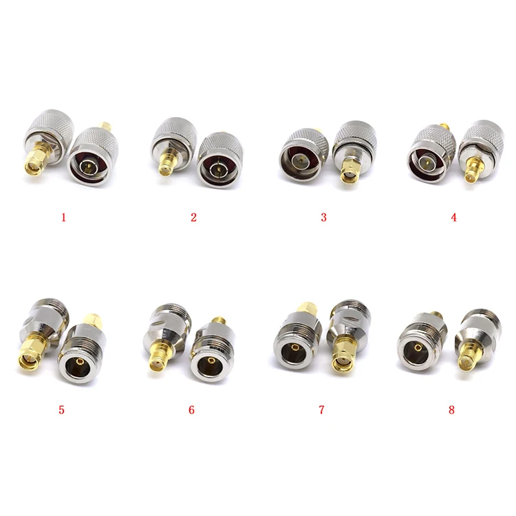 RF Coaxial Cable Adapter Jack Converter N Type to SMA Series Connector