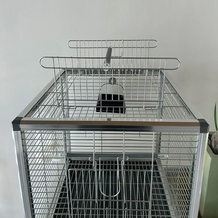 Relaxlines portable outdoor indoor multifunctional big birdcage parrot stainless steels bird cages for sale