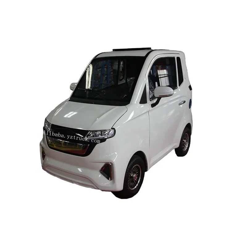 New Energy Electric Vehicle 1000W Motor Power Mini Family Car,AWD White,Green Electric Vehicle