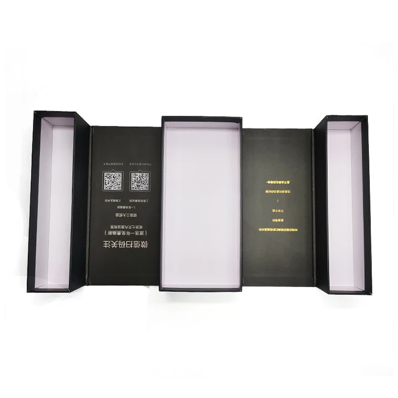 
Роскошная Экологически чистая складная коробка для хранения из целлюлозной бумаги раскладная упаковка раскладушка оптом 