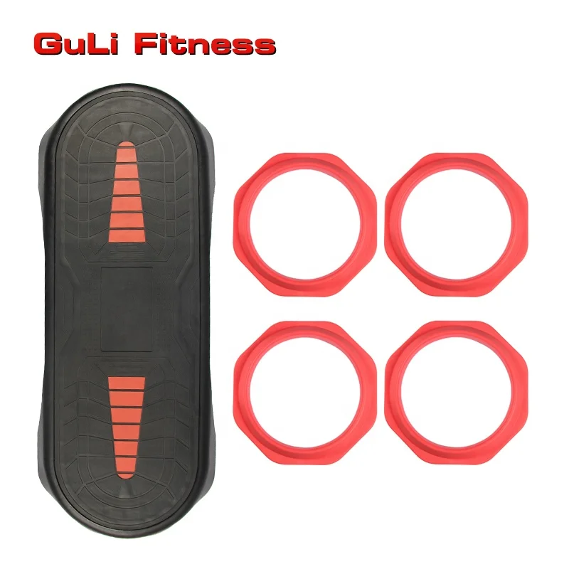 Guli Fitness Professional Fitness Multi-function Adjustable Height Aerobic Step Sit up Bench Deck Board Home Exercise Equipment