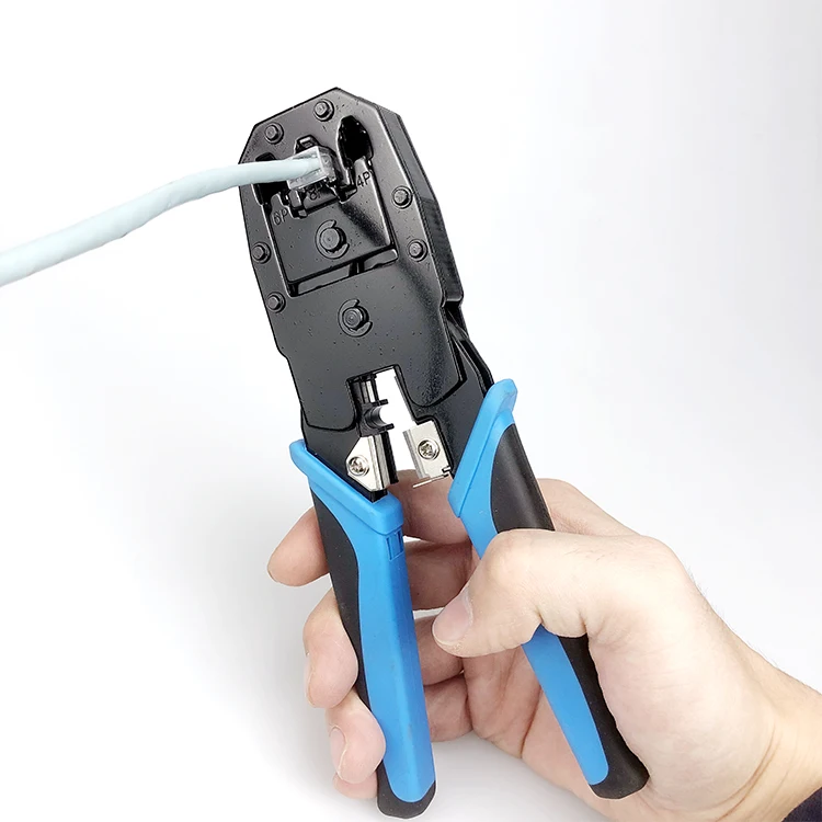 4p/6p/8p Crimper RJ11 RJ12 Network Crimping cable RJ45 Tool with Stripping knife Hand wire Pliers tool