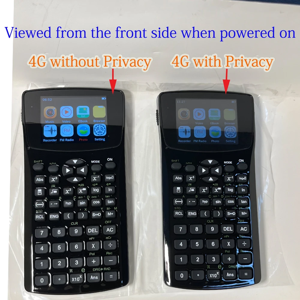 Magic ebook txt  text calculator support txt reader music video  voice recorder with emergency button and privacy/peep film