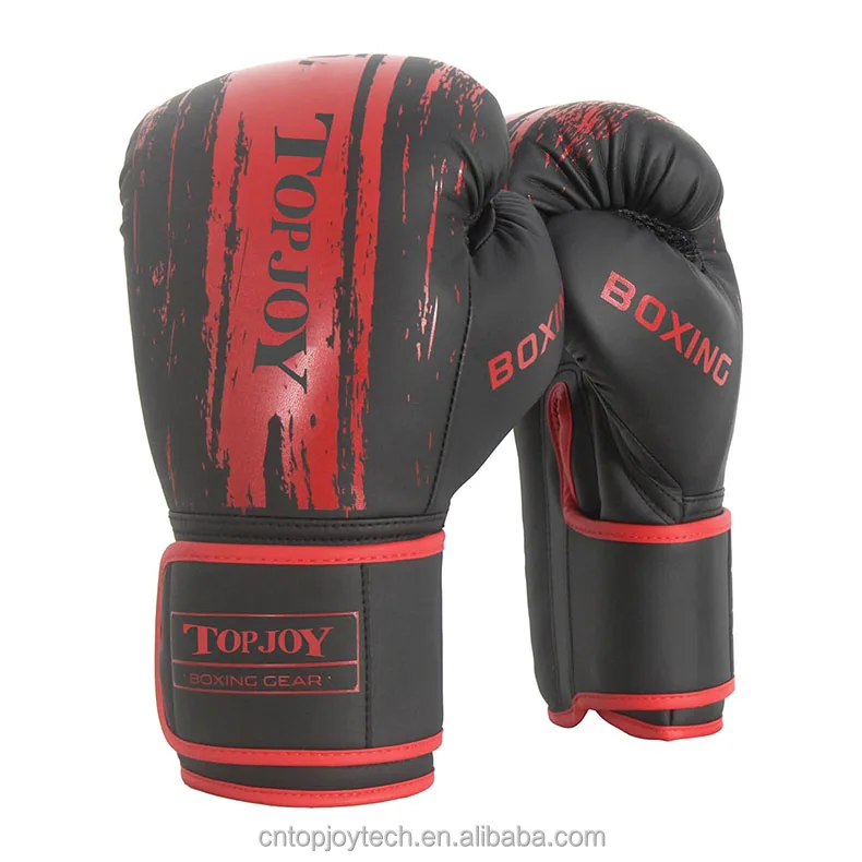 Factory Rate Hook and loop gloves Sparring Training mitts Muay Thai Youth gloves 16oz Custom Logo Boxing Gloves