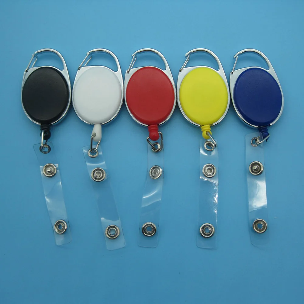 hook  clip yoyo badge reel key holder