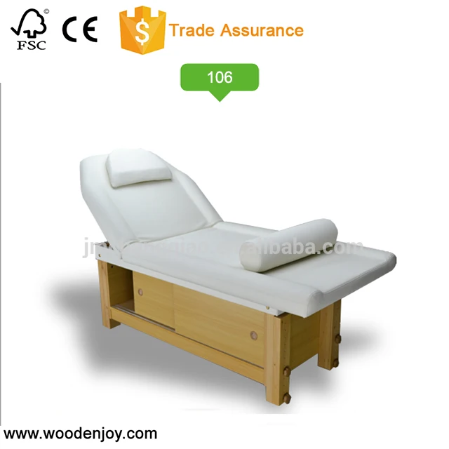 Bali style massage table 106 #, spa furniture,soild wood facial bed in stock