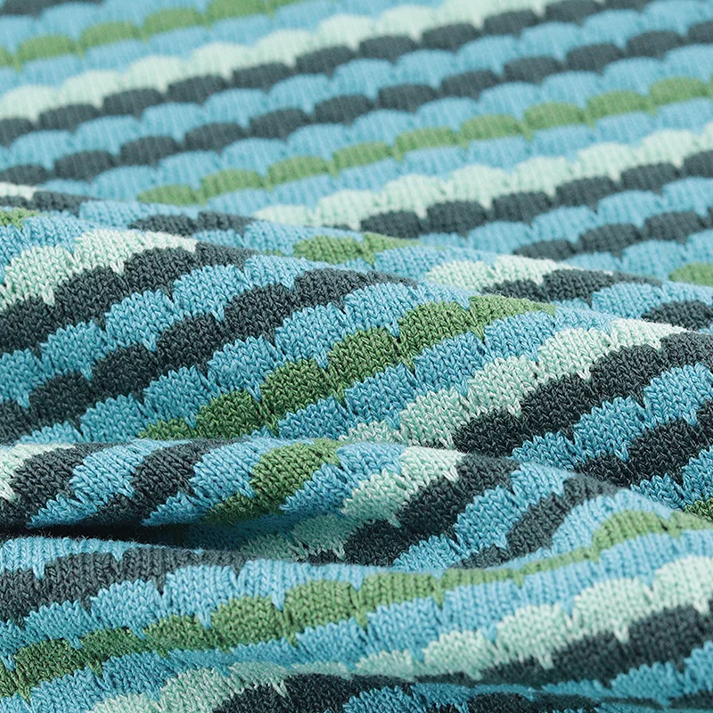 Настраиваемый полиэстер вискоза спандекс для платья Одежда Материал окрашенная пряжа жаккардовая ткань