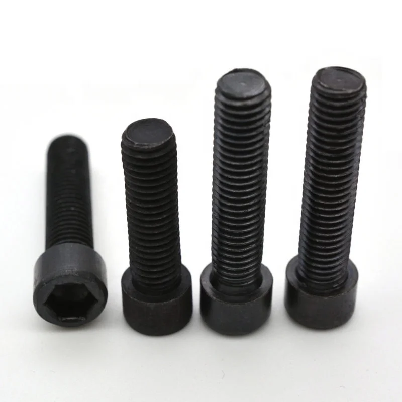 
Black Carbon Steel Grade 4.8/8.8/10.9/12.9 cup head hexagonal bolts tornillos fasteners 