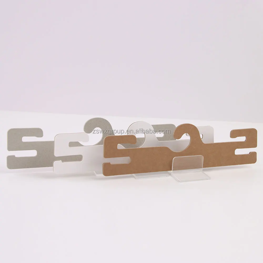 cheap showroom paper hanger non-slip clothes hangers for bra and panties