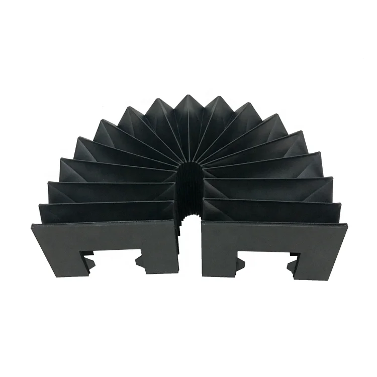 Factory Direct Round Accordion Bellow Rolling Curtain Bellows Cover Linear Guide