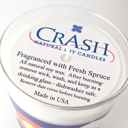 Recyclable Eco Friendly White Cardboard Paper Candle Packaging Paper Candle Dust Cover