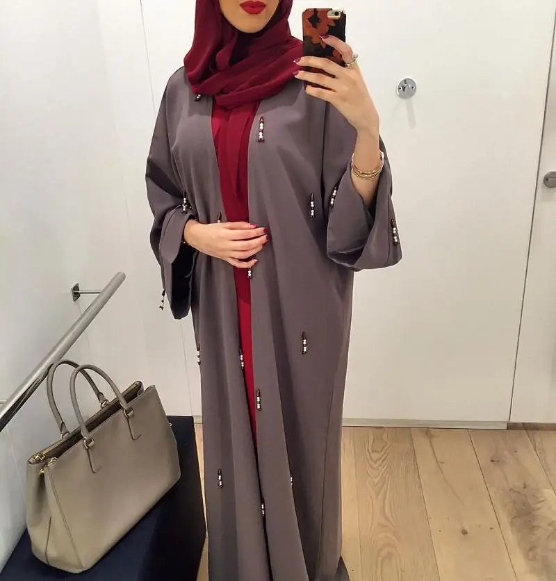 Manufacturer Supplied Burkha Islamic Clothing Muslim Long Dresses Abaya For Women Ramadan Robe