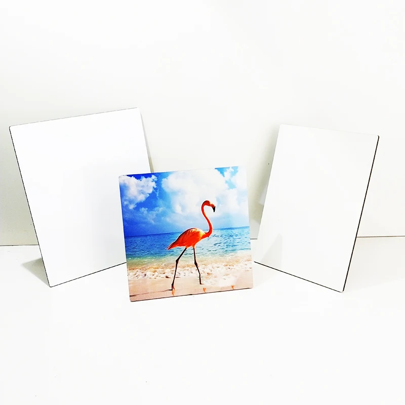 Sublimation MDF photo frame wooden photo panel Blank MDF tile for custom printing