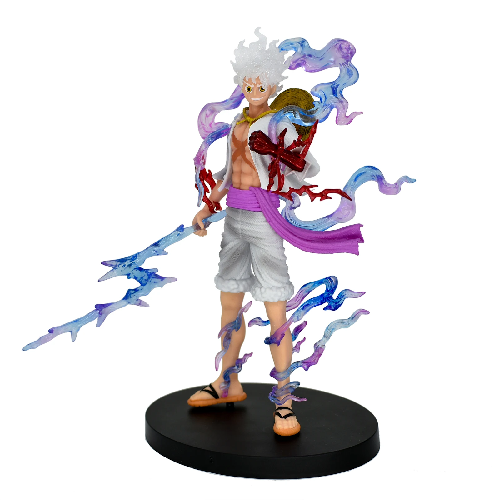 Anime One Piece Luffy GEAR 5 Figurine 21CM  Nika Sun God Action Figures Collectible Model Toys for Children
