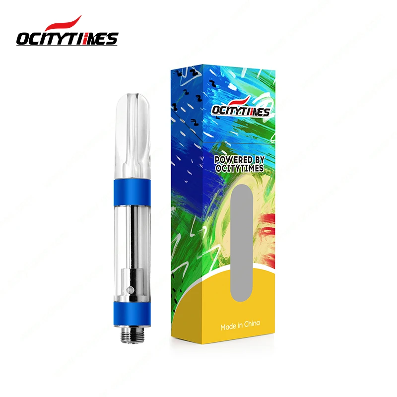 US 1ml empty 510 Thread Vape Cartridge Ceramic Cbd tank Cartridge Plastic cartridge