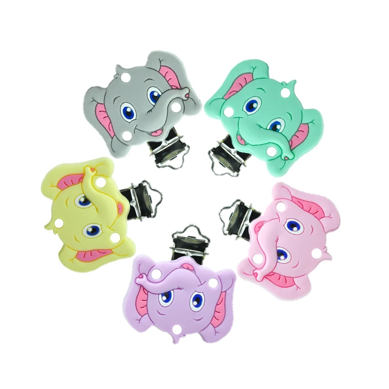 2021 Hot Sell Baby Pacifier For Baby Bottle Nipple Dummy Holder Case Silicone Chain Soother Clip