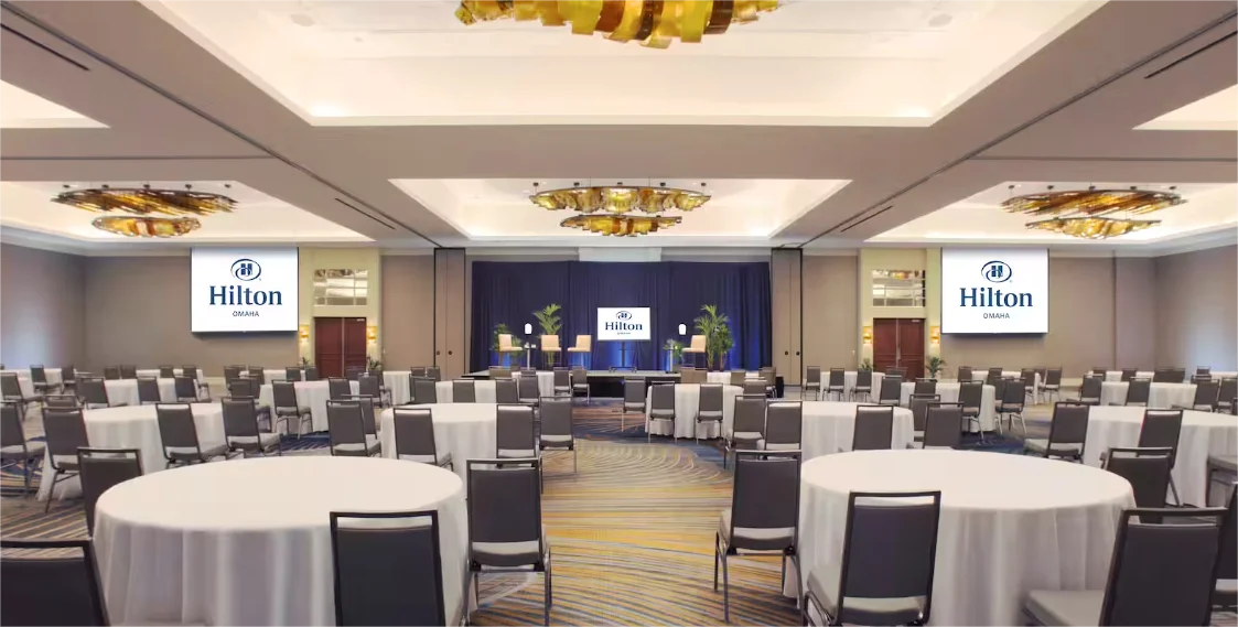 Hilton Hotel Furniture Hall Banquet Furniture Fabric Metal Vinyl Banquet Chair Hall Furniture