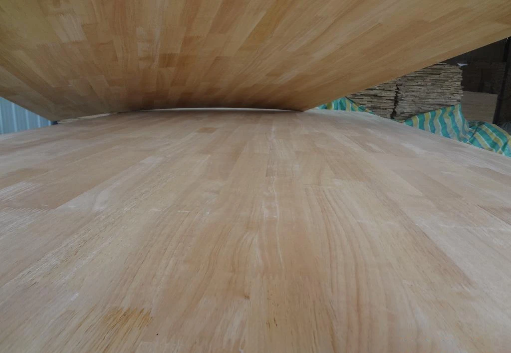 Fsc Certification High Grade Hot Selling 1220*2440*12Mm Rubber Wood Edge Glue Finger Joint Board For Furniture