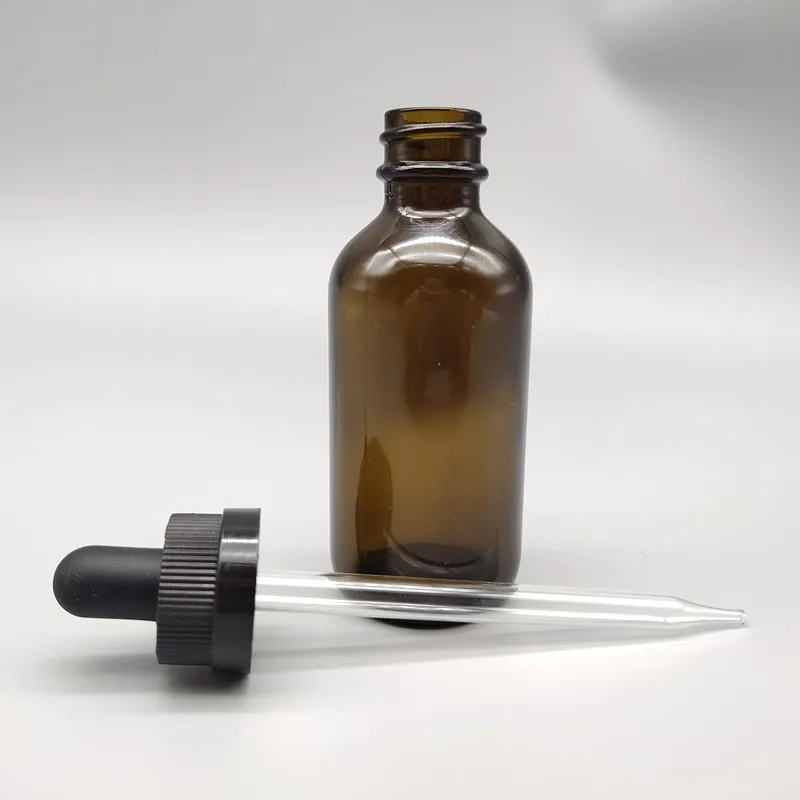 Screen printing skincare serum bottle 1oz 2oz 4 oz 100ml 30ml green bule matte black tincture dropper boston glass bottle